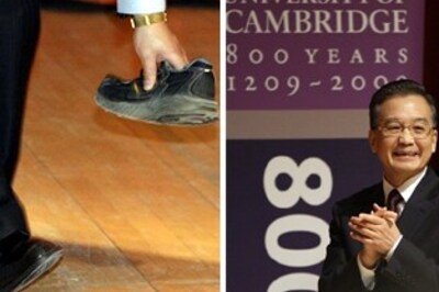 After Bush, shoe-cide attack on Chinese Premier