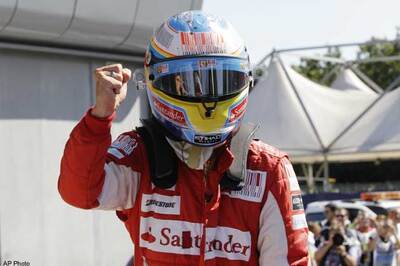 Italian GP: Alonso gets pole for Ferrari