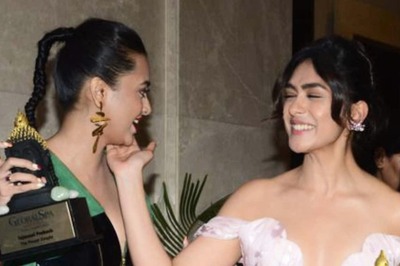 Mrunal Thakur Greets Tejasswi Prakash With A Kiss; Karan Kundrra In Splits When Asked About Wedding