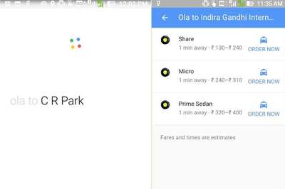You Can Just Talk to Google Now to Book Ola or Uber Cabs on Android