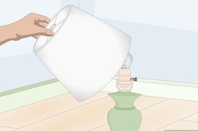 How to Paint a Lampshade