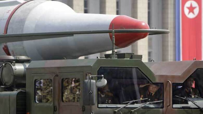 North Korea fires missiles as US, Japan, South Korea leaders meet