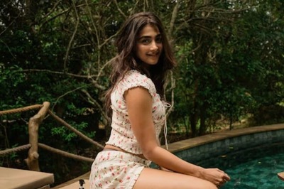 Actress Pooja Hegde Looks Effortlessly Chic In Floral Co-ord Set