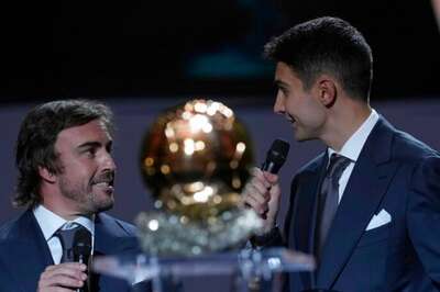 Daft Punk? Nope That's Just F1 Drivers Fernando Alonso and Esteban Ocon at the Ballon d'Or