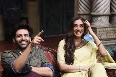 Kartik Aaryan, Tabu Celebrate One Year Of Bhool Bhulaiyaa 2 With Priceless BTS Moments