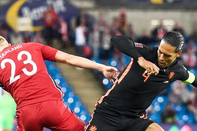Frustrated Virgil Van Dijk Shoves Away Fan After Netherlands vs Norway Draw | WATCH