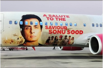 Sonu Sood Honoured with Aircraft Livery, Remembers Coming to Mumbai on Unreserved Ticket