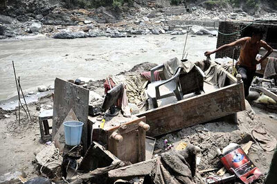 Heavy rains trigger incidents of landslides, cloudbursts and house collapse