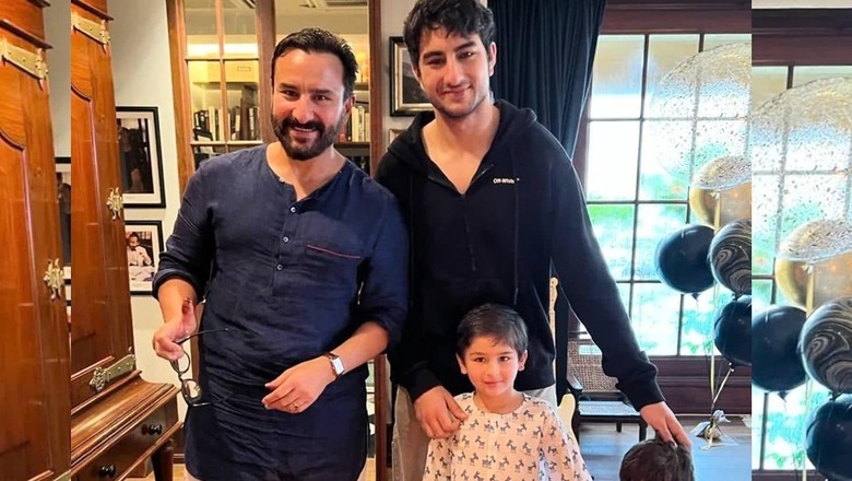 Ibrahim's 'Protective Gesture' Towards Saif-Kareena's Kids Taimur, Jeh in Unseen Pic Wins Hearts