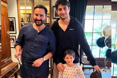 Ibrahim's 'Protective Gesture' Towards Saif-Kareena's Kids Taimur, Jeh in Unseen Pic Wins Hearts