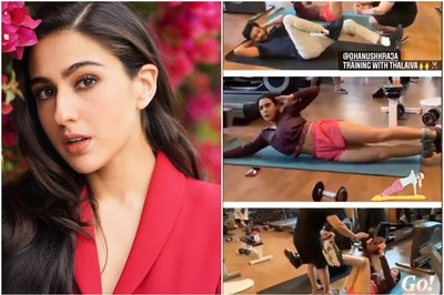 Sara Ali Khan Sweats it Out with 'Thalaiva' Dhanush in the Gym for Atrangi Re