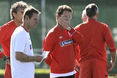 Capello's aura fades as England struggle