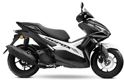 Yamaha Aerox 155 Maxi Sports Scooter Gets New Metallic Black Paint Job