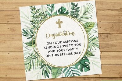 20+ Thoughtful Messages to Write in a Baptism Card