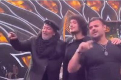 Mithun Chakroborty Grooves To Bappi Lahiri's Iconic Song Disco Dancer With Sons Mimoh And Namashi In Viral Video