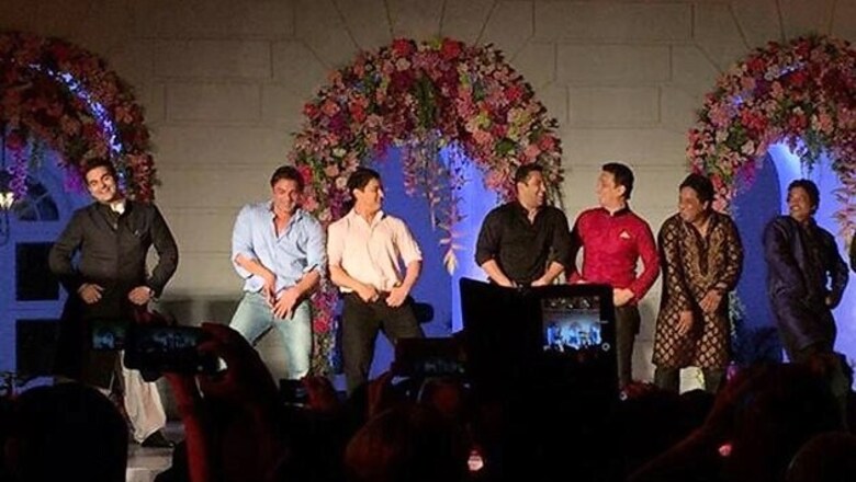Watch: Brothers Salman, Sohail and Arbaaz Khan dance together at sister Arpita Khan's wedding