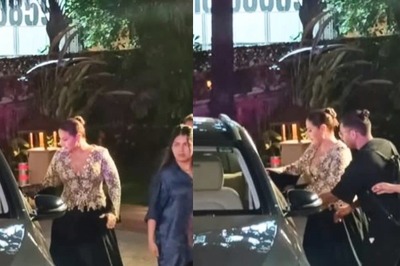 Vidya Balan Has Awkward Moment As Her Dress Gets Stuck In Car; Watch