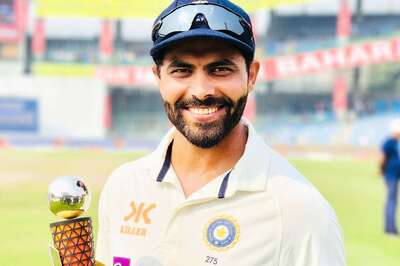 India vs Australia: Ravindra Jadeja All Smiles After Winning Player Of The Match Trophy in Delhi Test