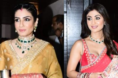 Karva Chauth 2022: Raveena Tandon, Shilpa Shetty and More Arrive At Sunita Kapoor’s Residence For Puja