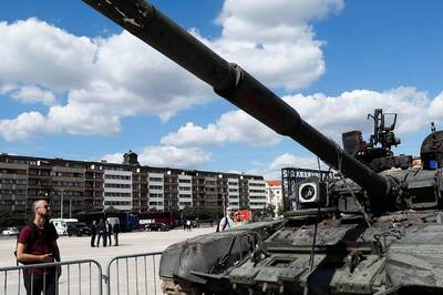 Ukraine Organizes Exhibit In Prague Displaying Russian Army Equipment Destroyed By Its Army