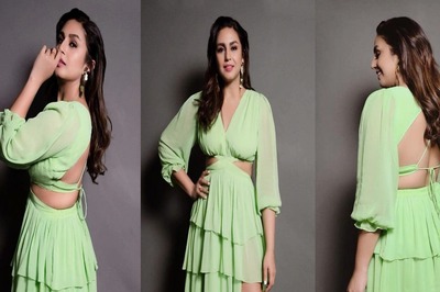 Huma Qureshi Sets Fashion Goals in a Stunning Pastel Green Silk Summer Dress