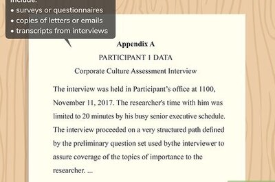 How to Use an Appendix