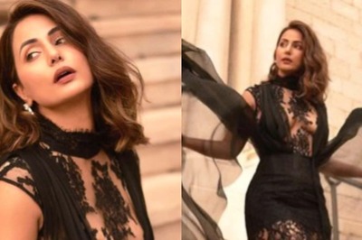Hina Khan Serves Another Tempting Look At 75th Cannes Film Festival, Stuns in Black