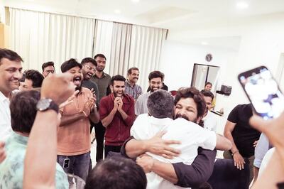 A Pushpa-Themed Party To Celebrate Allu Arjun's Big Win At National Awards