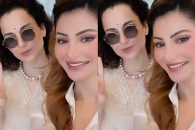 Urvashi Rautela Jets Off To 'Secret Location' With 'Sister' Kangana Ranaut, Watch Video