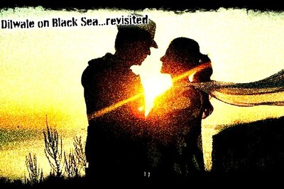 Shah Rukh Khan and Kajol look absolutely adorable as they recreate the iconic DDLJ scene on the sets of 'Dilwale'