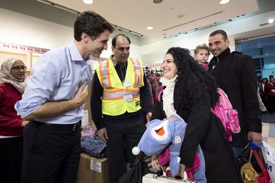 PM Trudeau Says Canada Welcomes Refugees