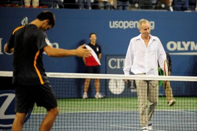 When John McEnroe Serve And Volley Beat Novak Djokovic: Watch Video