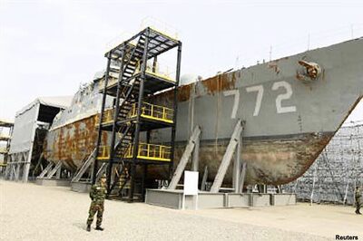 N Korea shrugs off ship, calls for nuclear talks