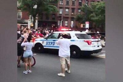 Shocking Video Shows NYPD Driving Through Crowd During Protest Against George Floyd's Murder
