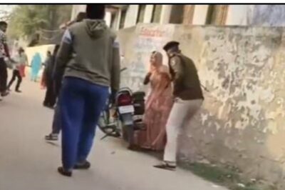 Bihar Shocker: Cop Brutally Thrashes Dalit Woman With Sticks in Public | On Cam