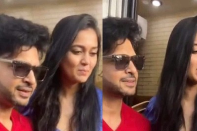 Tejasswi Prakash Spotted with Karan Kundrra Ahead of Her Lock Upp Special Episode, See Video