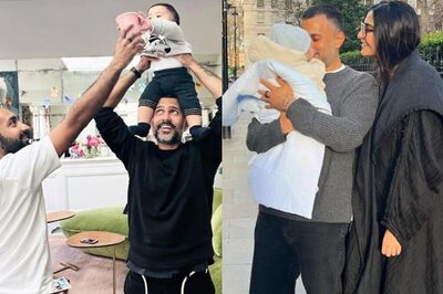 Sonam Kapoor Captures Cute Moment Between Anand Ahuja and son Vayu; Mamu Arjun Kapoor Has THIS To Say
