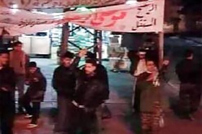 Fatah activists protest in Gaza