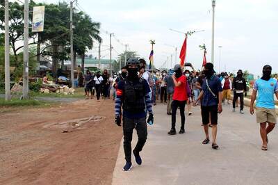 Myanmar Protesters Defy Crackdown, Five Killed; Junta Hunts Critics