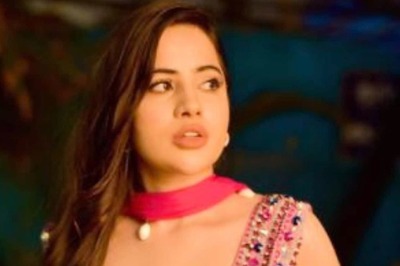 Urfi Javed Poses in Long Dress Featuring Deep Neckline Before Her Birthday