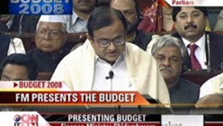 Budget speech 2008-09: Full text
