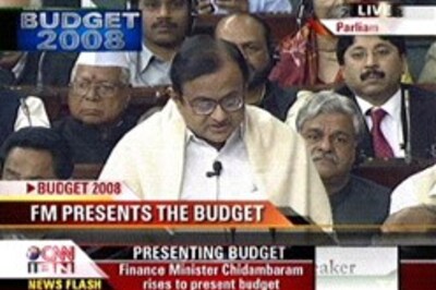 Budget speech 2008-09: Full text