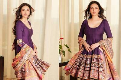 Heermandi Promotions: Aditi Rao Hydari Looks Regal In Vibrant Ethnic Outfit, See Pics