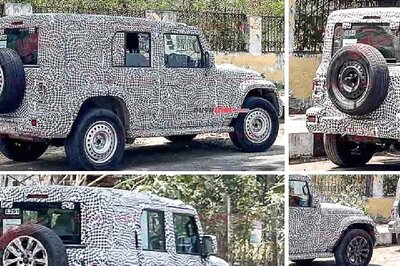 Mahindra Thar 5-Door Spied Again! All Variants Spotted Together During Testing in India