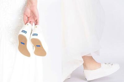 Bridal Sneakers Are A Thing Now And It's Giving Us Wedding Footwear Goals