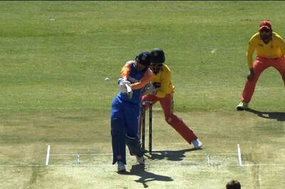 IND vs ZIM, 2nd T20I: Abhishek Sharma Breaks the Shackles, Scores First International Runs With a Cracking Six