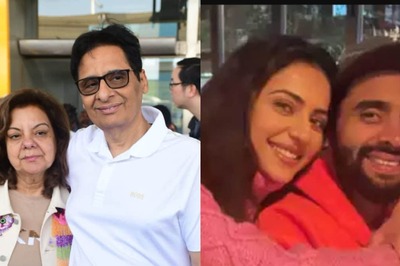 Jackky Bhagnani's Parents Vashu Bhagnani, Pooja Bhagnani Arrive For His Wedding In Goa, Photos