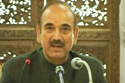 LS polls: Ghulam Nabi Azad not allowed to vote, asked to prove identity