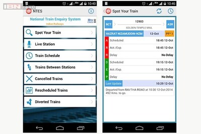 Indian Railways now launches NTES app for Android; lets you track train schedules