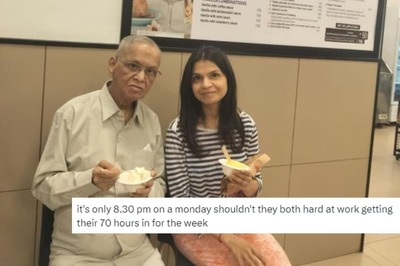 Narayana Murthy Having Ice Cream With Daughter in Bengaluru Reminds Internet of '70 Hour Workweek'